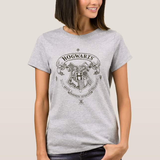T-shirt Harry Potter | Hogwarts Banner Crest (Devant)