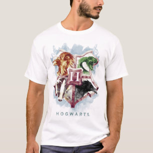 T-shirt Harry Potter HOGWARTS™ Crest Aquarelle