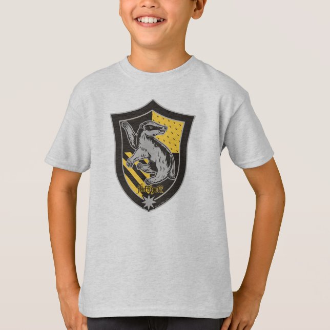 T-shirt Harry Potter | Hufflepuff House Pride Crest (Devant)