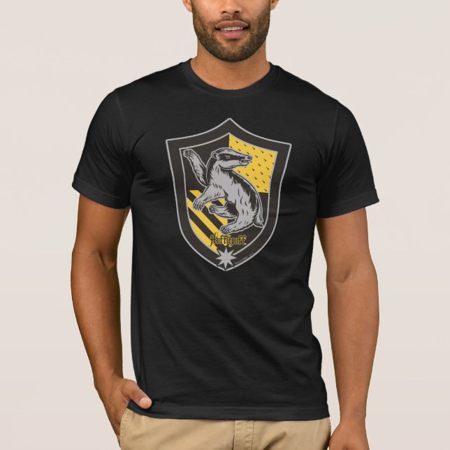 T-shirt Harry Potter | Hufflepuff House Pride Crest (Devant)