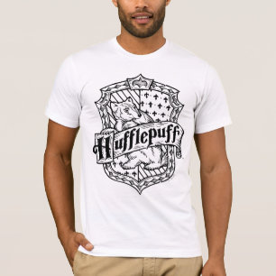 T-shirt HARRY POTTER™ HUFFLEPUFF™ Line Art Crest