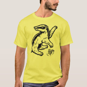 T-shirt Harry Potter   Icône Badger Hufflepuff