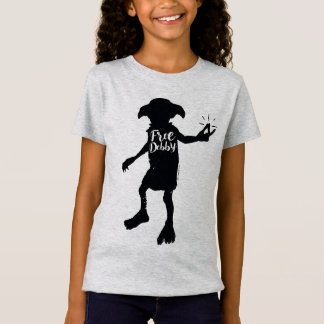 T-Shirt Harry Potter | "Libérez Dobby" Silhouette Typograp