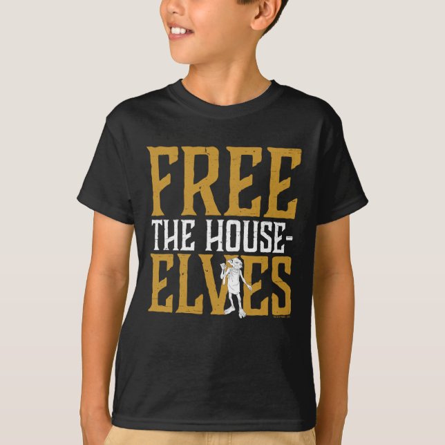 T-shirt Harry Potter | Libérez les Elfes de Maison (Devant)