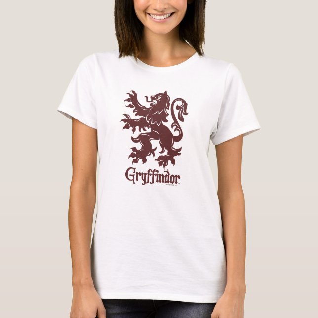 T-shirt Harry Potter | Lion Graphique de Gryffindor (Devant)