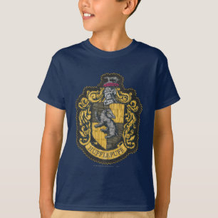 T-shirt Harry Potter Patch de blason de Poufsouffle