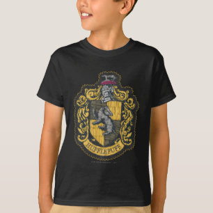 T-shirt Harry Potter   Patch de blason de Poufsouffle
