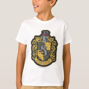 T-shirt Harry Potter   Patch de blason de Poufsouffle