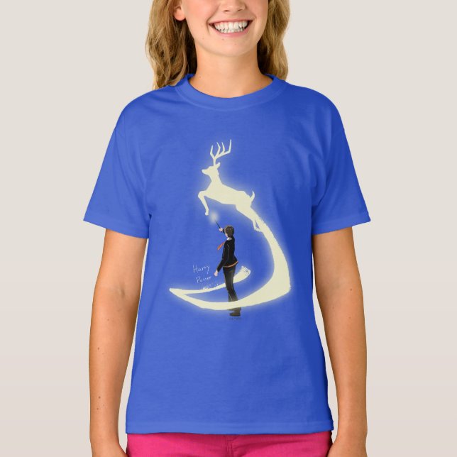T-shirt HARRY POTTER™ Peinture du Patronus (Devant)