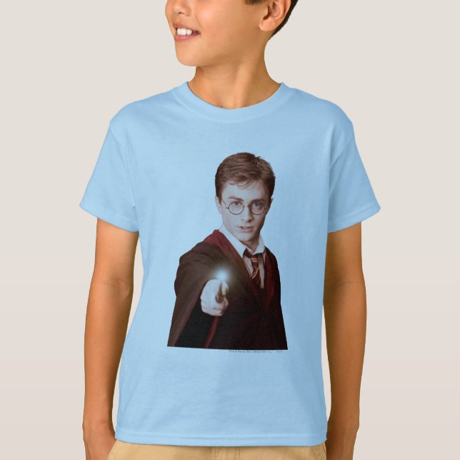 T-shirt Harry Potter pointe Wand (Devant)