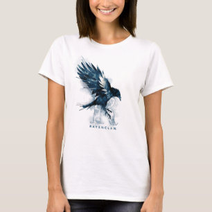 T-shirt Harry Potter   RAVENCLAW™ Corbeau à l'aquarelle