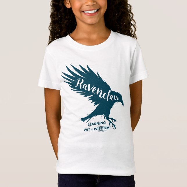 T-Shirt Harry Potter | SILHOUETTE DE RAVENCLAW™ Typographi (Devant)