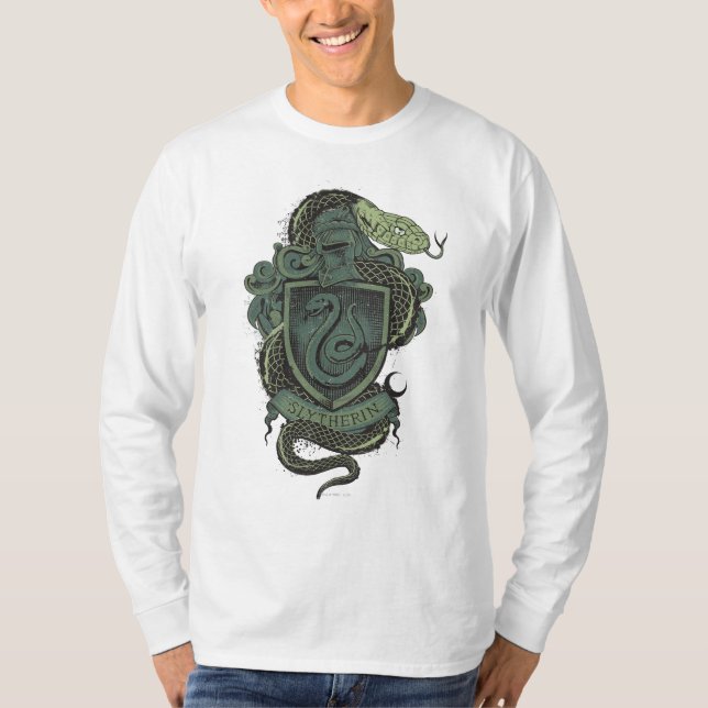 T-shirt Harry Potter | Slytherin Crest (Devant)