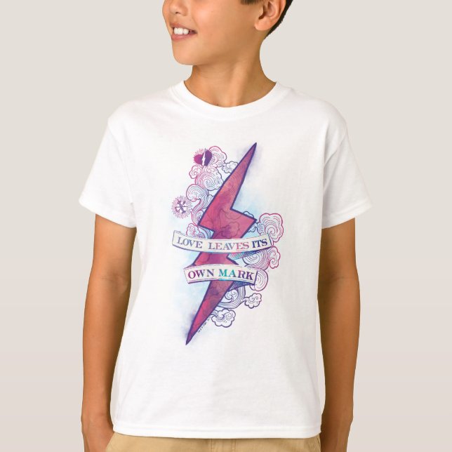 T-shirt Harry Potter Spell | Love Feuilles son propre Mark (Devant)