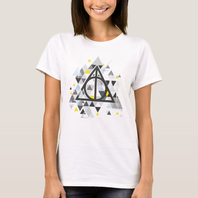 T-shirt Harry Potter | Symbole géométrique des Reliques de (Devant)