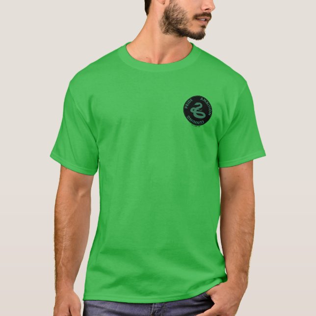 T-shirt Harry Potter | Traits de la maison SLYTHERIN™ Grap (Devant)