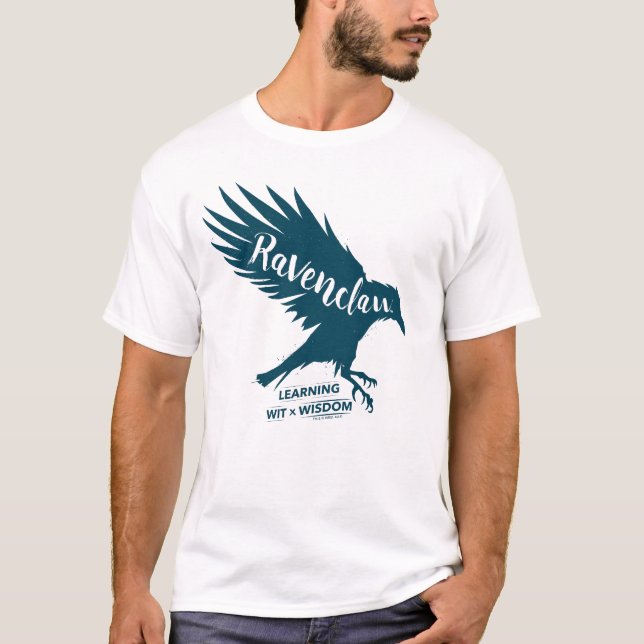 T-shirt Harry Potter | Typographie Silhouette RAVENCLAW™ (Devant)