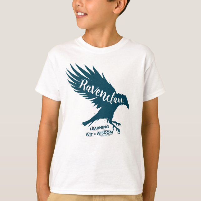 T-shirt Harry Potter | Typographie Silhouette RAVENCLAW™ (Devant)