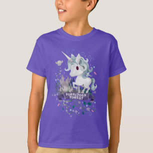 T-shirt Harry Potter   Unicorne Graphique Forêt Interdite