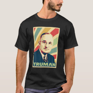 T-shirt Harry S Truman Couleurs Vintages T Chemise