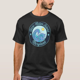 T-shirt Hart Miller Island Md Maryland Souvenir Nautique S