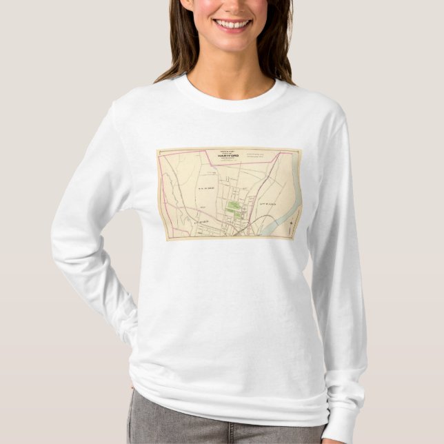 T-shirt Hartford, nord (Devant)