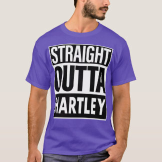 T-shirt Hartley Nom Straight Outta Hartley