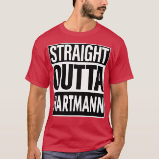 T-shirt Hartmann Nom Straight Outta Hartmann
