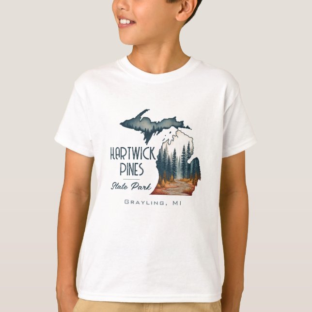 T-shirt Hartwick Pines State Park Souvenir Cadeau (Devant)