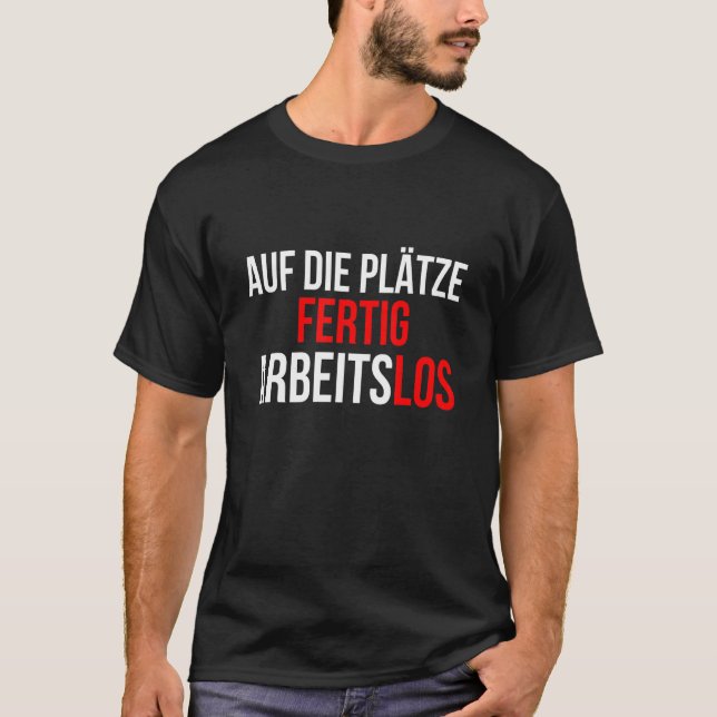 T-shirt Hartz Iv Velvet De Travail Salaire Et Contenu Sans (Devant)