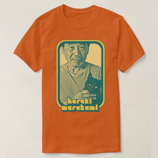 T-shirt Haruki Murakami Retro Fan Art Design 2 (Design devant)