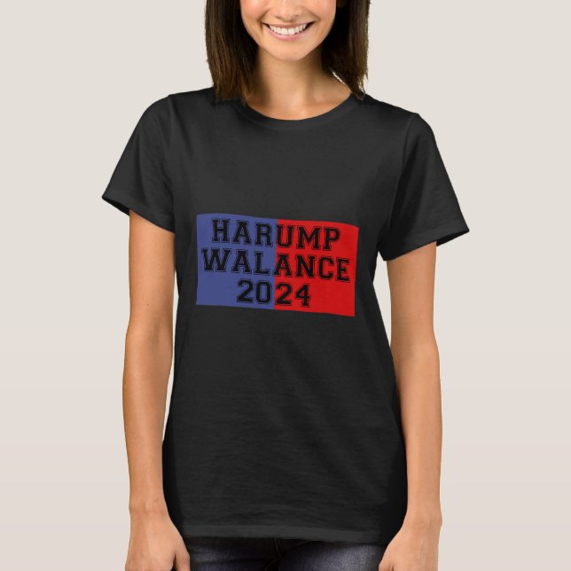 T-shirt Harump Walance 2024 Shirt Harris Trump Wheimer Van (Devant)