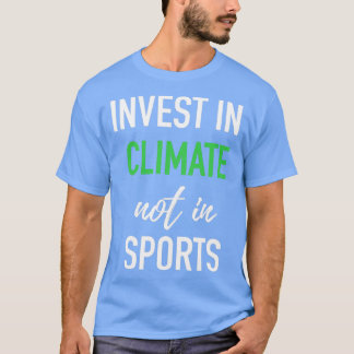 T-shirt Harvard Yale Game 2019 Investir dans le climat pas