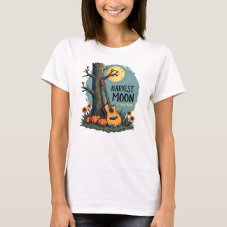 T-shirt Harvest Moon & Cosy Tunes - Guitare d'automne à la