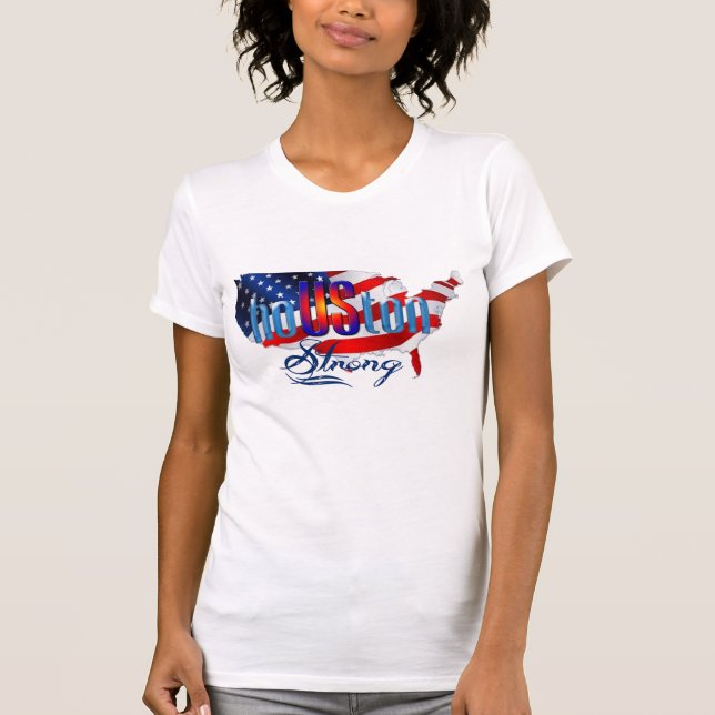 T-shirt harvey d'ouragan fort de Houston le Texas (Devant)