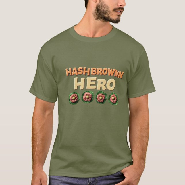 T-shirt Hashbrown Hero (Devant)