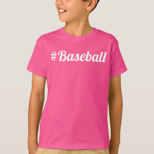 T-shirt Hashtag de baseball Les fans de jeunes doivent avo