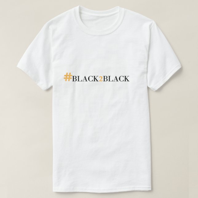 T-shirt HASHTAG NOIR2NOIR (Design devant)