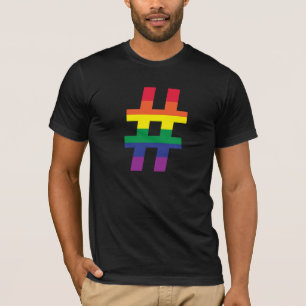 T-shirt Hashtag Rainbow