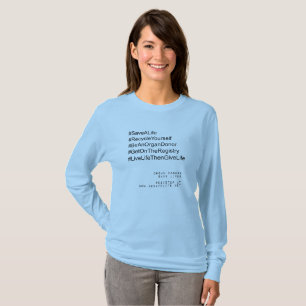 T-shirt Hashtag Recycler votre donneur d'organes