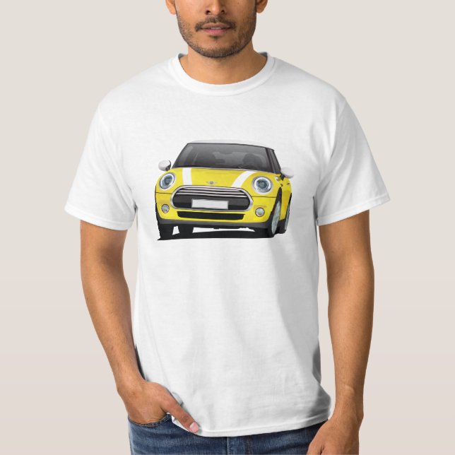 T-shirt Hatch Cooper, jaune-blanc (Devant)