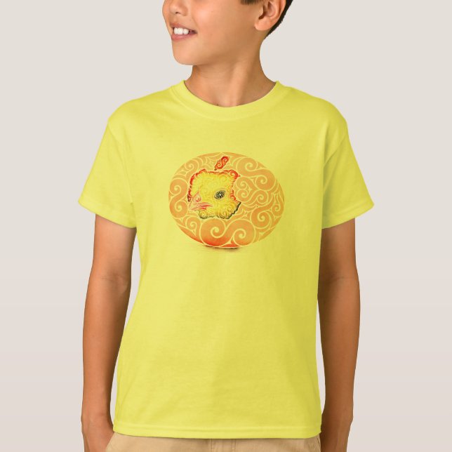 T-shirt Hatchage tourbillonnant (Devant)