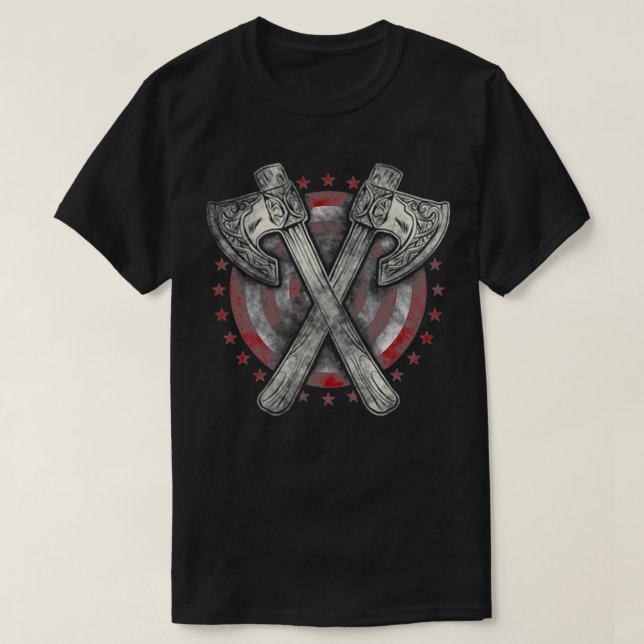 T-shirt Hatchet Ae Jetant Pocket Badge  (Design devant)