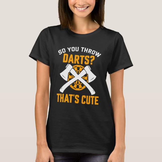 T-shirt Hatchet intérieur lancer Ax Jeu Jeu Jeu Ax Thro (Devant)