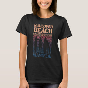 T-shirt Hau Beach Miami Floride Surf Spot Souvenir d'été