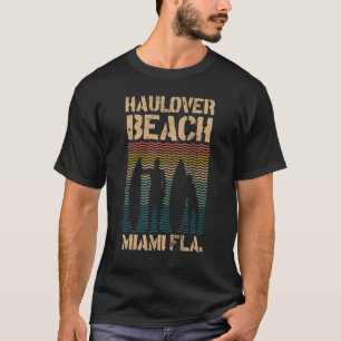T-shirt Hau Beach Miami Floride Surf Spot Souvenir d'été
