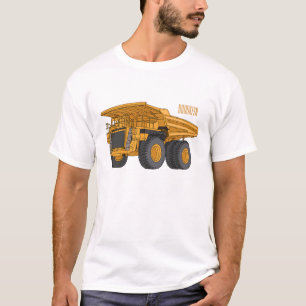 T-shirt Haul truck cartoon illustration 