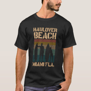 T-shirt Haulover Beach Miami Floride Surf Spot été Souv
