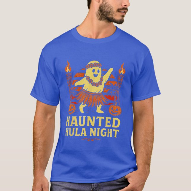 T-shirt Hauné Hula Night Drôle Fantôme Halloween Summerwee (Devant)