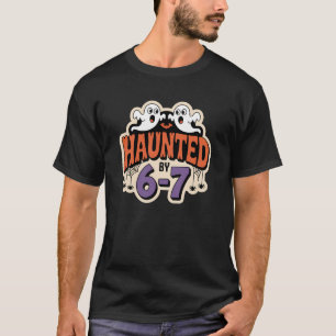 T-shirt Hauné Par 6-7 Drôle Halloween Ghost Éffrayant